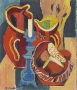Stilleben mit Krugen und Kerzen, Ernst Ludwig Kirchner
